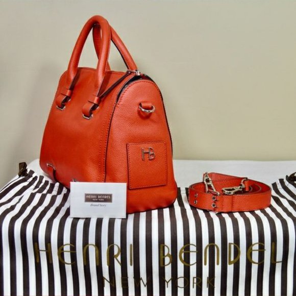 Henri Bendel Spruce Street Satchel - RED - Picture 2 of 16